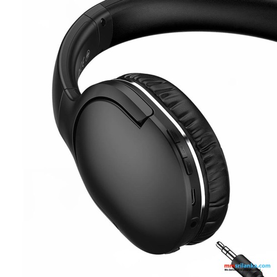 Baseus Encok D02 Pro Wireless Bluetooth Headphone Black (6M)